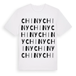 Chiny ordlek t-shirt – ekologisk bomull t-shirt från Pinshirt