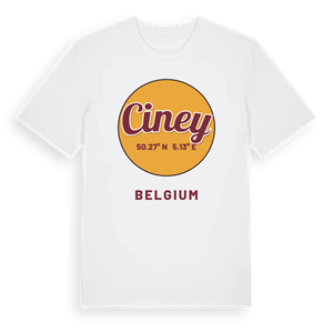 Ciney cirkel t-shirt – ekologisk bomull t-shirt från Pinshirt