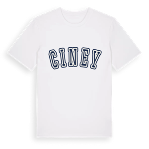 Ciney college t-shirt – ekologisk bomull t-shirt från Pinshirt