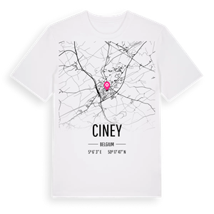 Ciney karta t-shirt – ekologisk bomull t-shirt från Pinshirt