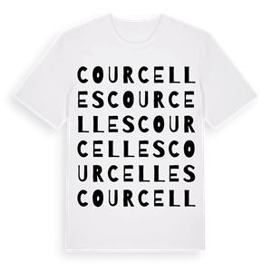 Courcelles ordlek t-shirt – ekologisk bomull t-shirt från Pinshirt