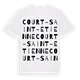Court-Saint-Etienne ordlek t-shirt