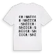 Crisnée ordlek t-shirt
