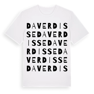 Daverdisse ordlek t-shirt – ekologisk bomull t-shirt från Pinshirt