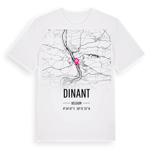 Dinant karta t-shirt – ekologisk bomull t-shirt från Pinshirt