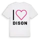 Jag älskar Dison t-shirt stort tryck