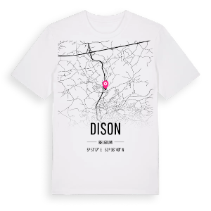 Dison karta t-shirt – ekologisk bomull t-shirt från Pinshirt