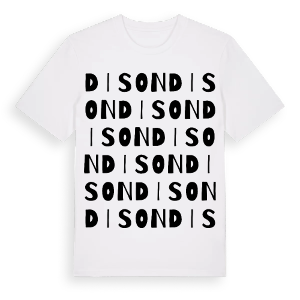 Dison ordlek t-shirt – ekologisk bomull t-shirt från Pinshirt