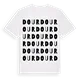 Dour ordlek t-shirt