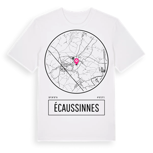 Écaussinnes t-shirt – ekologisk bomull t-shirt från Pinshirt