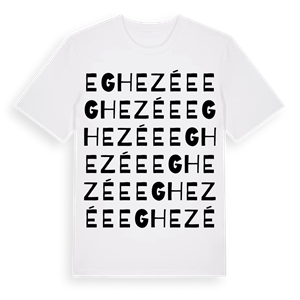 Eghezée ordlek t-shirt – ekologisk bomull t-shirt från Pinshirt