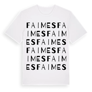 Faimes ordlek t-shirt – ekologisk bomull t-shirt från Pinshirt