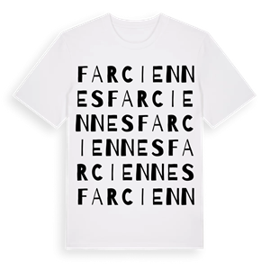 Farciennes ordlek t-shirt – ekologisk bomull t-shirt från Pinshirt