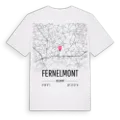 Fernelmont karta t-shirt