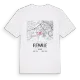Flémalle karta t-shirt