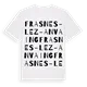 Frasnes-lez-Anvaing ordlek t-shirt
