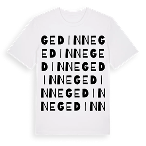 Gedinne ordlek t-shirt – ekologisk bomull t-shirt från Pinshirt