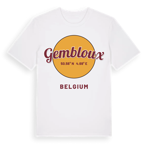 Gembloux cirkel t-shirt – ekologisk bomull t-shirt från Pinshirt