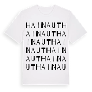 Hainaut ordlek t-shirt – ekologisk bomull t-shirt från Pinshirt