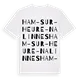 Ham-sur-Heure-Nalinnes ordlek t-shirt