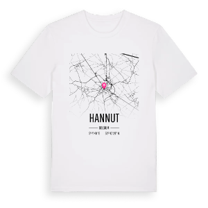 Hannut karta t-shirt – ekologisk bomull t-shirt från Pinshirt