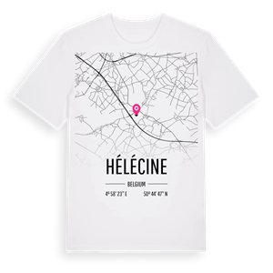 Hélécine karta t-shirt – ekologisk bomull t-shirt från Pinshirt