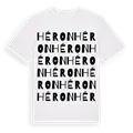 Héron ordlek t-shirt