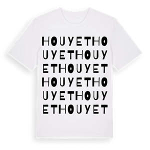 Houyet ordlek t-shirt – ekologisk bomull t-shirt från Pinshirt