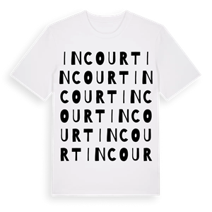 Incourt ordlek t-shirt – ekologisk bomull t-shirt från Pinshirt