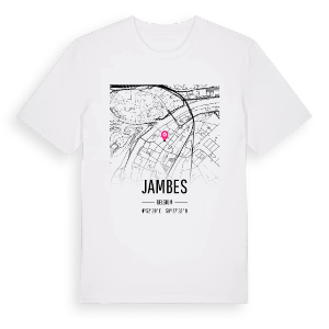Jambes karta t-shirt – ekologisk bomull t-shirt från Pinshirt