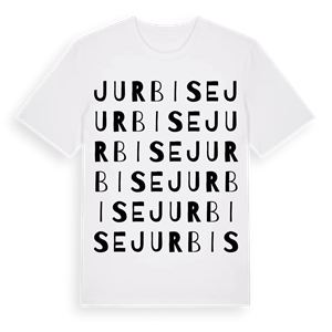 Jurbise ordlek t-shirt – ekologisk bomull t-shirt från Pinshirt