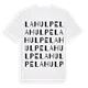 La Hulpe ordlek t-shirt