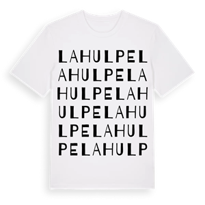 La Hulpe ordlek t-shirt – ekologisk bomull t-shirt från Pinshirt
