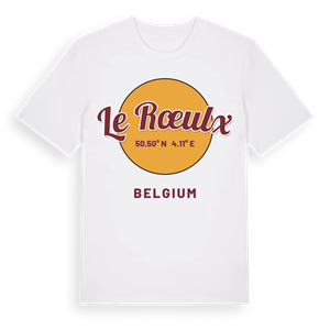 Le Rœulx cirkel t-shirt – ekologisk bomull t-shirt från Pinshirt