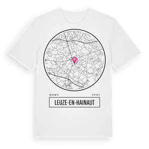 Leuze-en-Hainaut t-shirt – ekologisk bomull t-shirt från Pinshirt