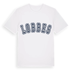 Lobbes college t-shirt – ekologisk bomull t-shirt från Pinshirt