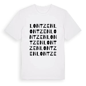Lontzen ordlek t-shirt – ekologisk bomull t-shirt från Pinshirt