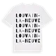 Louvain-la-Neuve ordlek t-shirt