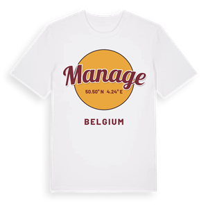 Manage cirkel t-shirt – ekologisk bomull t-shirt från Pinshirt