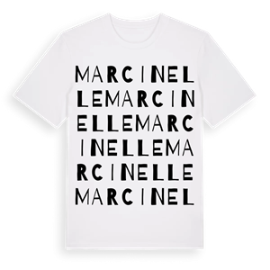 Marcinelle ordlek t-shirt – ekologisk bomull t-shirt från Pinshirt