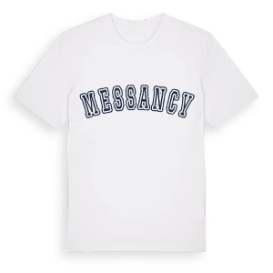 Messancy college t-shirt – ekologisk bomull t-shirt från Pinshirt