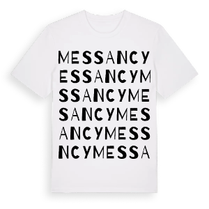 Messancy ordlek t-shirt – ekologisk bomull t-shirt från Pinshirt