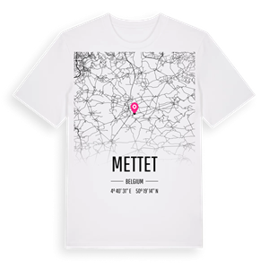 Mettet karta t-shirt – ekologisk bomull t-shirt från Pinshirt