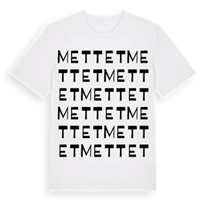 Mettet ordlek t-shirt – ekologisk bomull t-shirt från Pinshirt