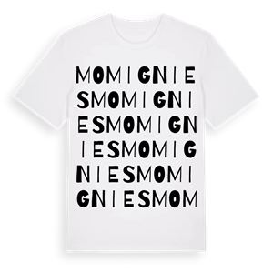 Momignies ordlek t-shirt – ekologisk bomull t-shirt från Pinshirt