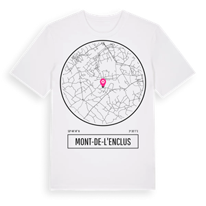 Mont-de-l'Enclus t-shirt – ekologisk bomull t-shirt från Pinshirt