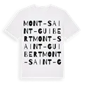 Mont-Saint-Guibert ordlek t-shirt