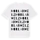 Morlanwelz ordlek t-shirt