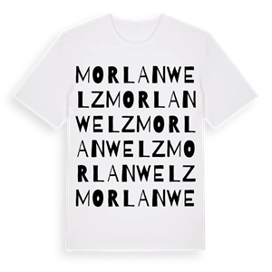 Morlanwelz ordlek t-shirt – ekologisk bomull t-shirt från Pinshirt