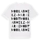 Morlanwelz-Mariemont ordlek t-shirt
